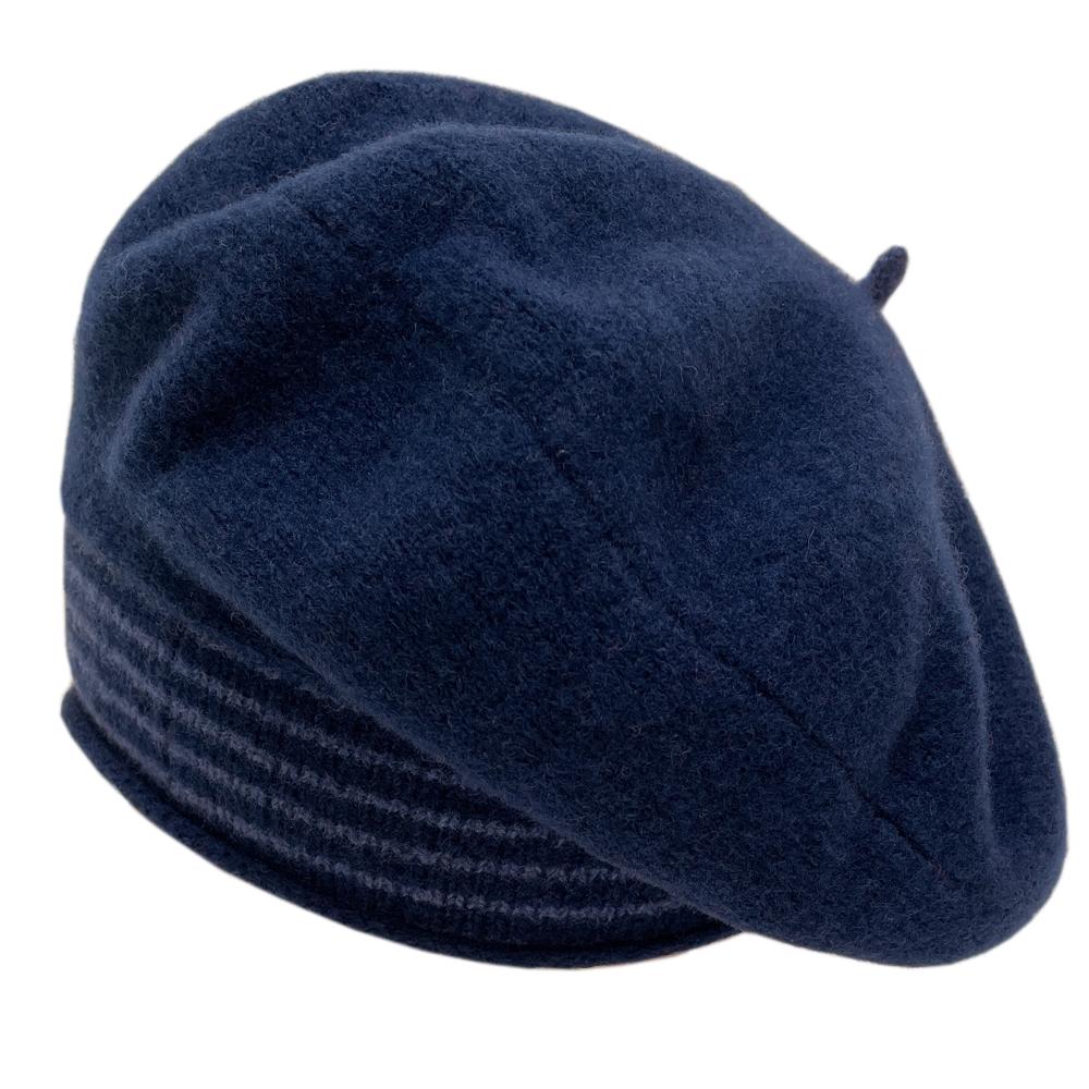 idigo blue beret with denim blue stripes.jpg